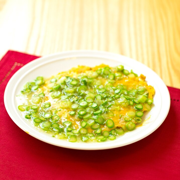 【浜内千波考案】減塩!ごまたま にんにく風味あん